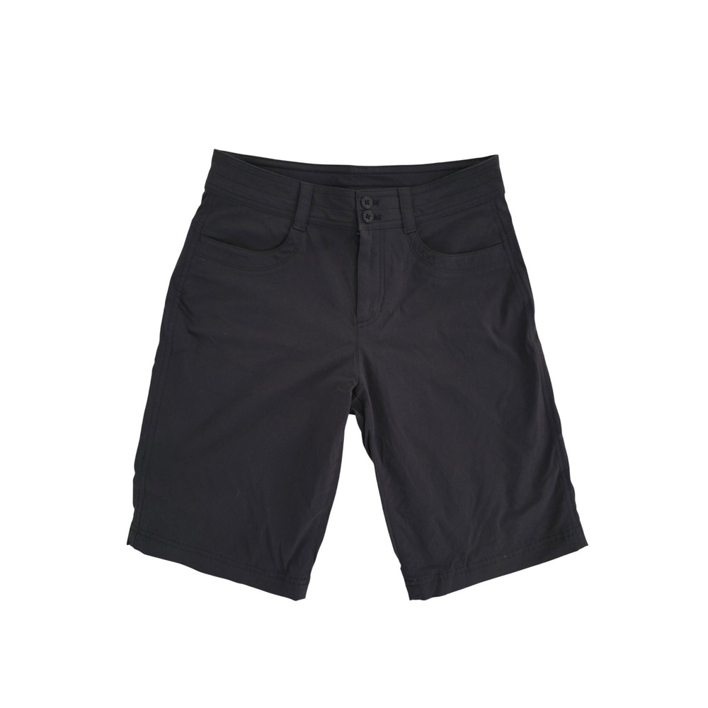 Eddie Bauer First Ascent Guide Shorts Womens 4 Black Hiking Trekking Outdoor
